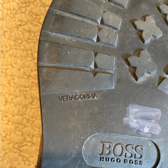 Hugo Boss Men’s Grey Suede Wingtips US Size 10 - Picture 7 of 10